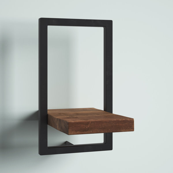 Steelside™ Wide Metal Frame Wall Shelf & Reviews Wayfair